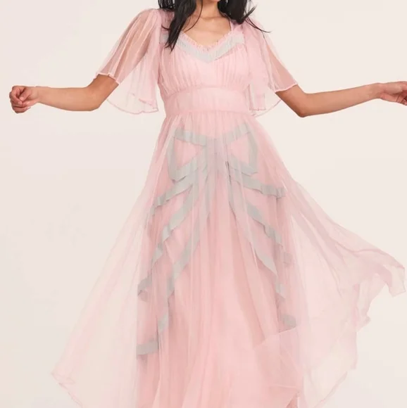 LoveShackFancy Hensley Gown - Picture 1 of 9